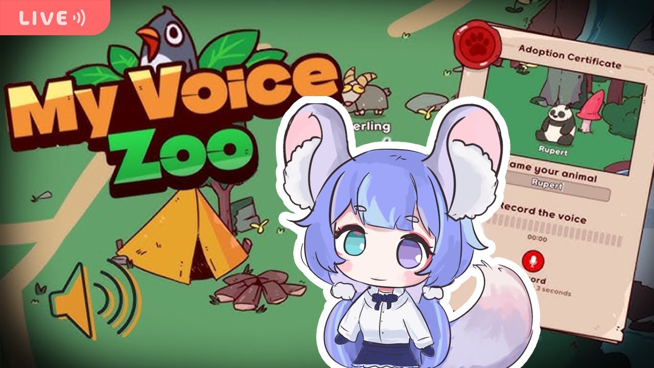 Un Zoologico con MI VOZ?!【My Voice Zoo】#Vtuber #VtuberES #VtuberEspañol
