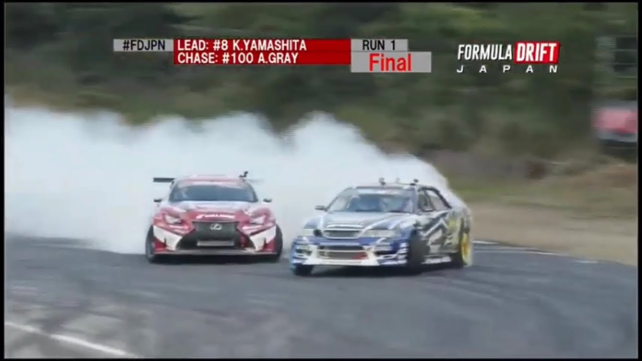 Andrew Gray vs Koichi Yamashita Formula drift japan rd3 ebisu