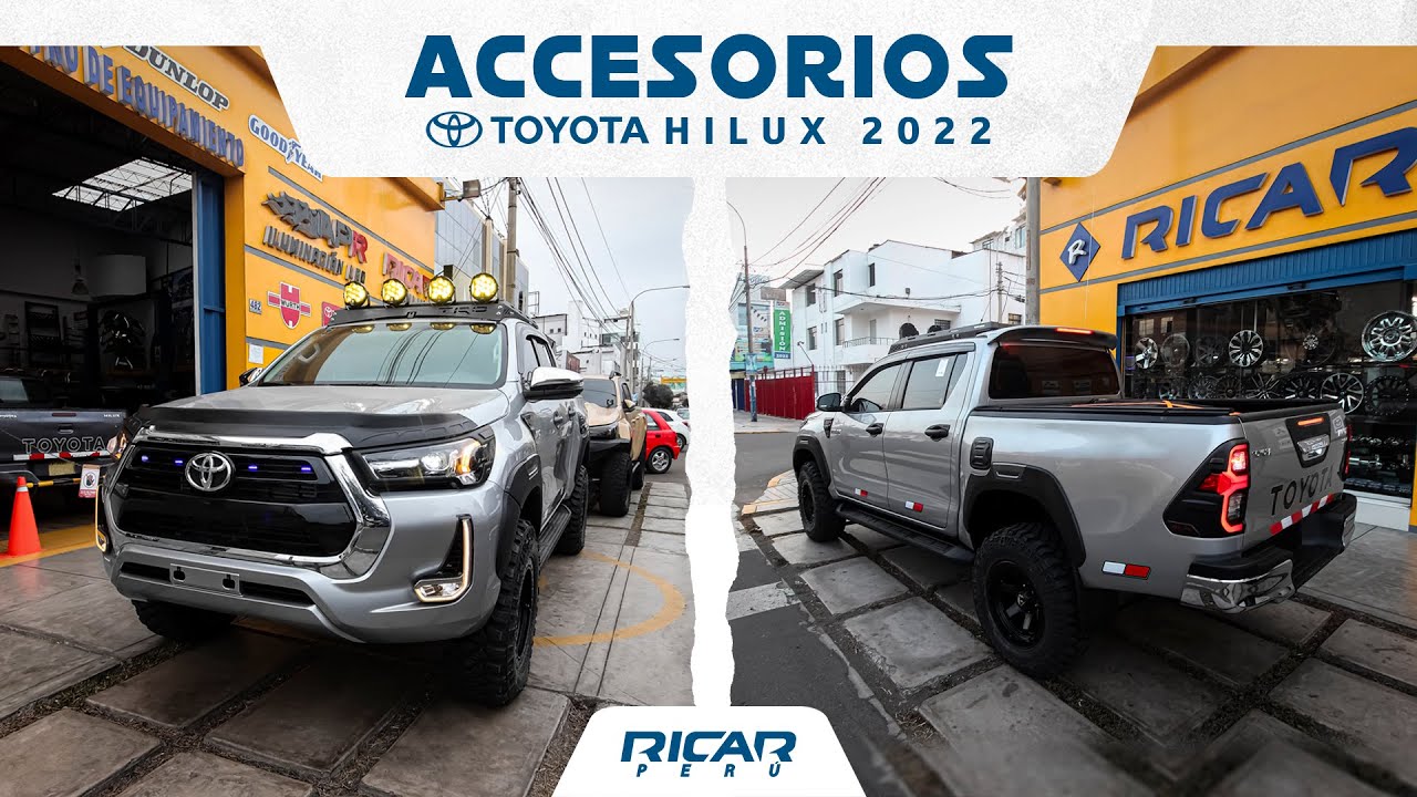 NUEVOS ACCESORIOS TOYOTA HILUX 2022 | TAPIZADO VEHICULAR | ESTETICA VEHICULAR - RICAR PER&Uacute;