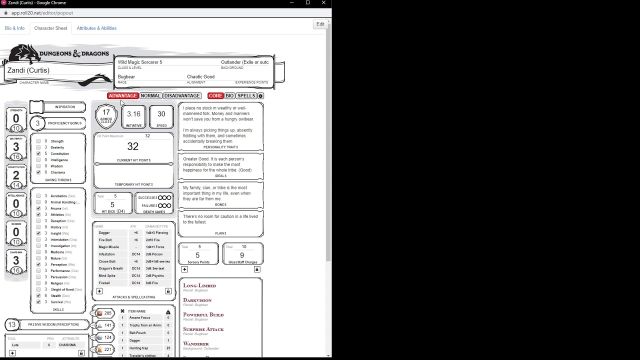 Roll20 tips and tricks 1