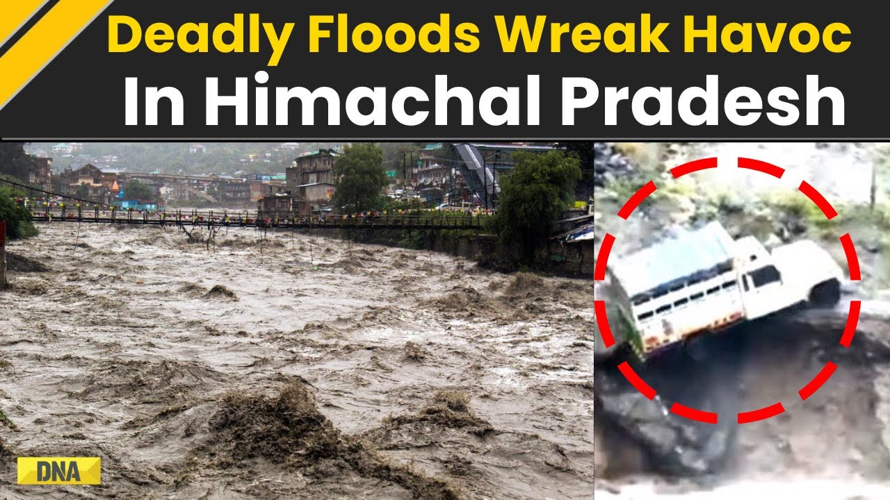 Himachal Pradesh News: Beas River Damages Kullu-Manali-Leh Highway I Himachal Flash Flood News