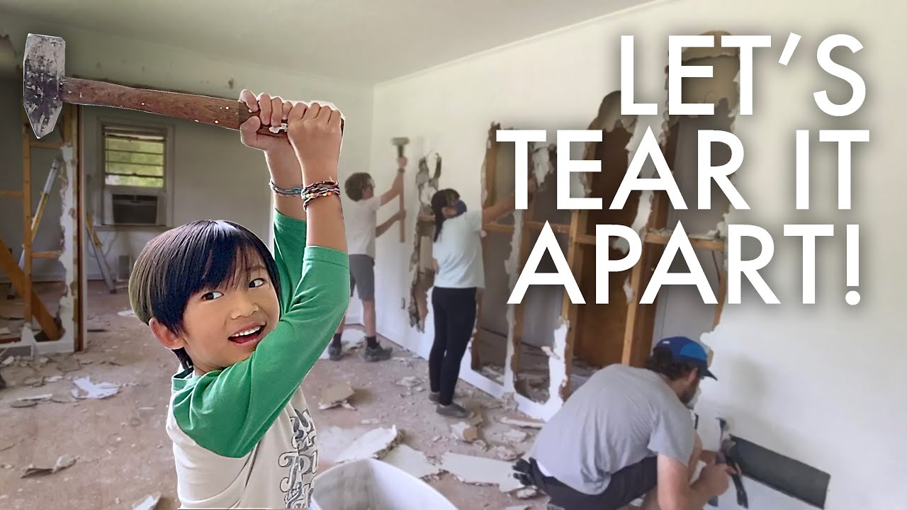DEMO DAY AT OUR LITTLE HOUSE : Adventuring Family of 11