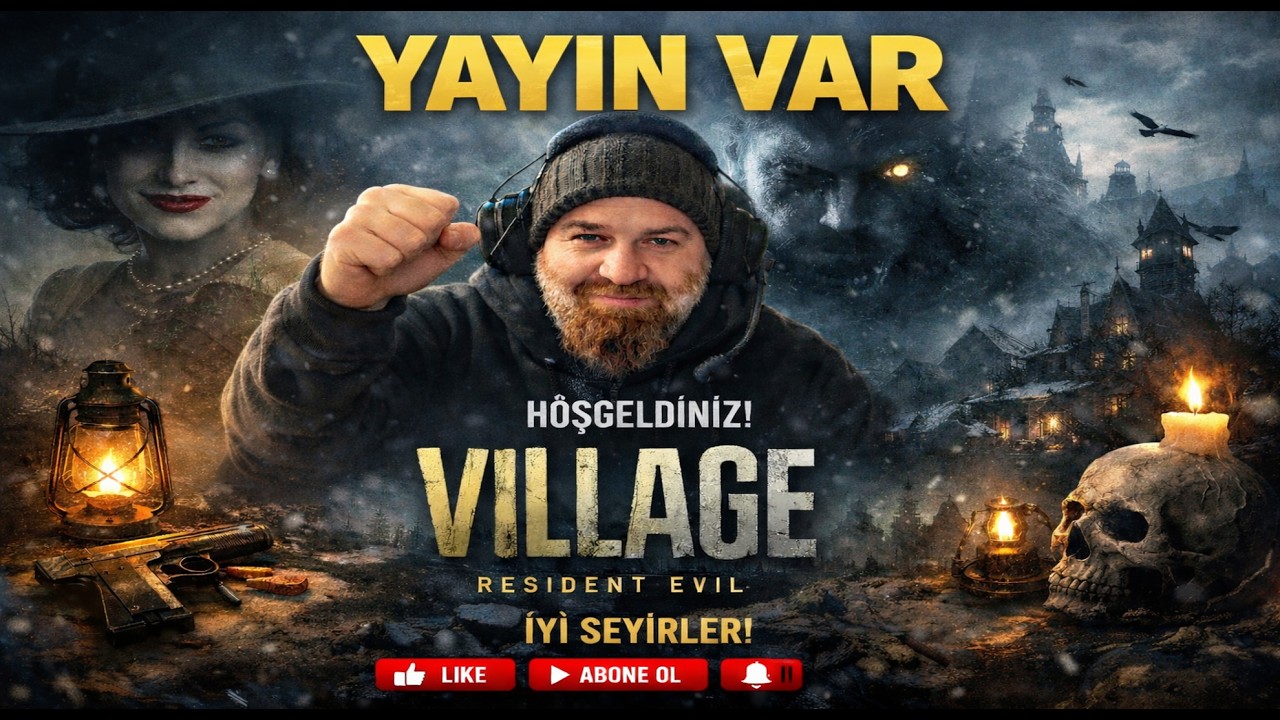 🔴 Resident Evil Village - Bölüm 1 Karlı karanlık