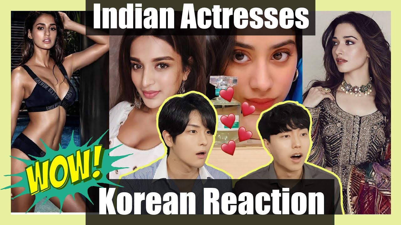 Korean Reaction to Beautiful Indian Actress | Bollywood