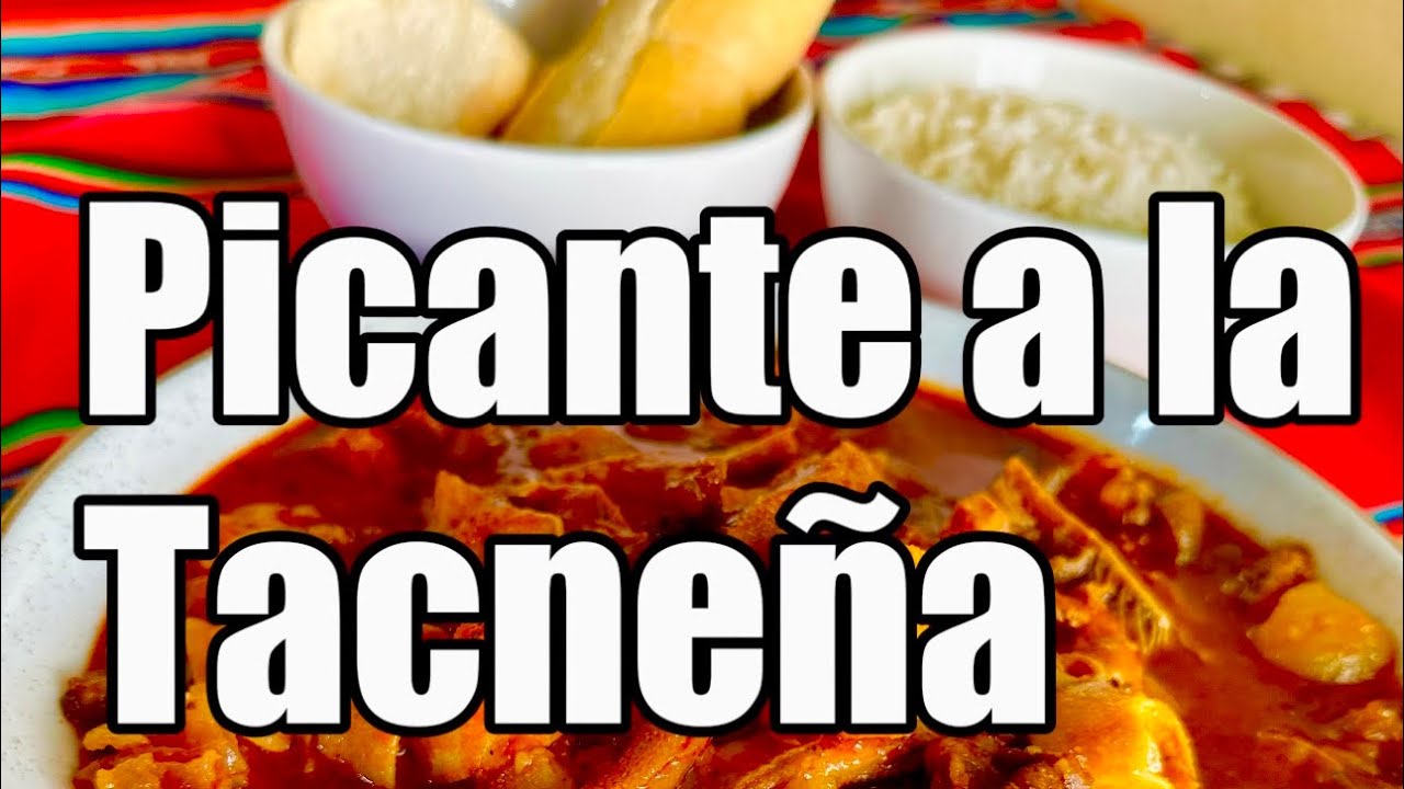 Picante a la tacneña! receta fácil en pocos pasos