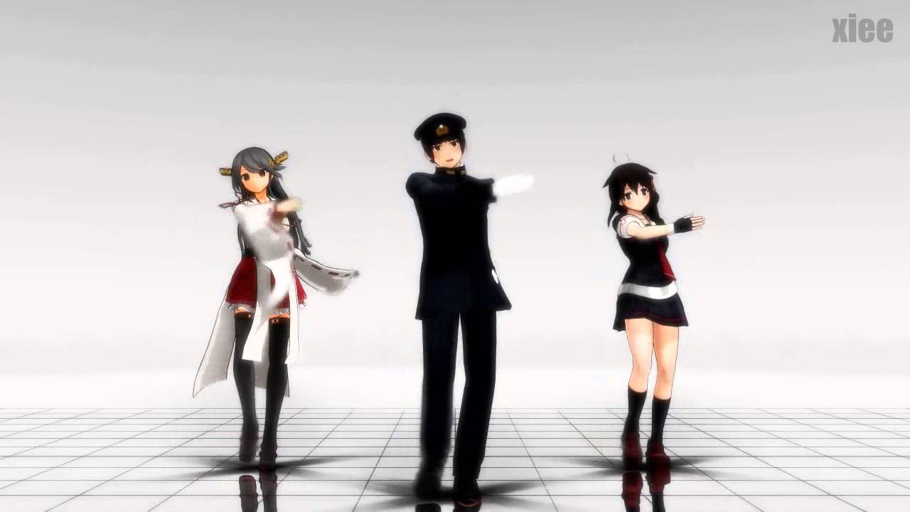 MMD Oh my Juliet [Haruna, Shigure, Hetalia Japan]