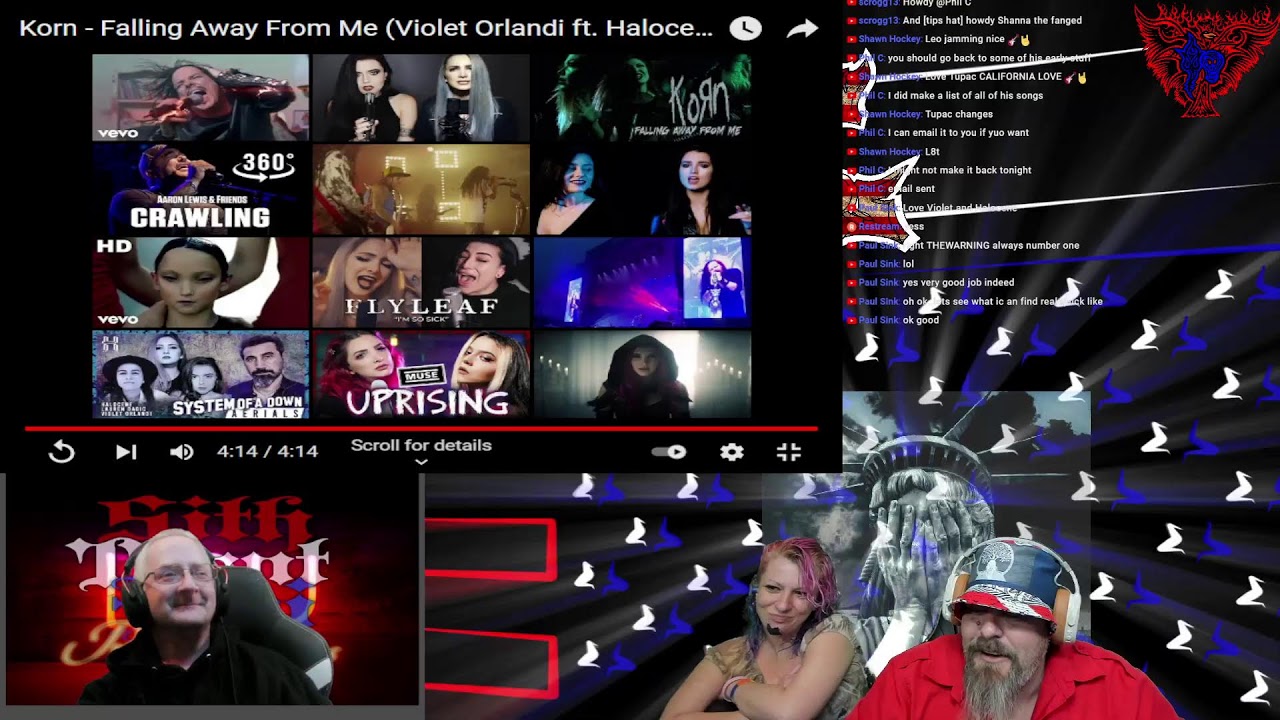 Savage Reactions -  Korn - Falling Away From Me (Violet Orlandi ft. Halocene COVER)