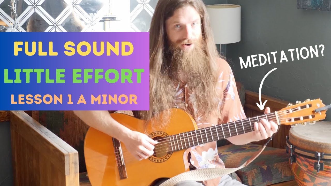 Beginner Fingerpicking Guitar Lesson | How To EASILY CREATE Meditative Fingerstyle Guitar
