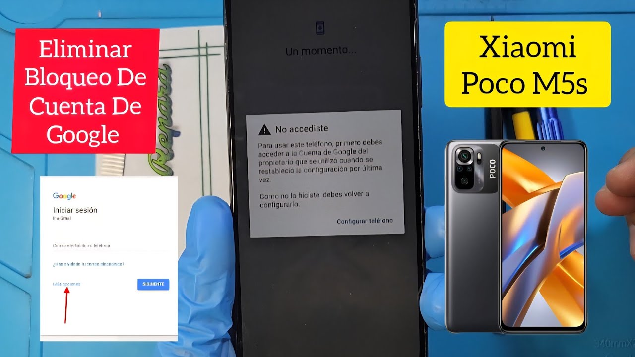 Xiaomi Poco M5s Quitar Cuenta De Google o FRP Android 13 Método Segundo Espacio