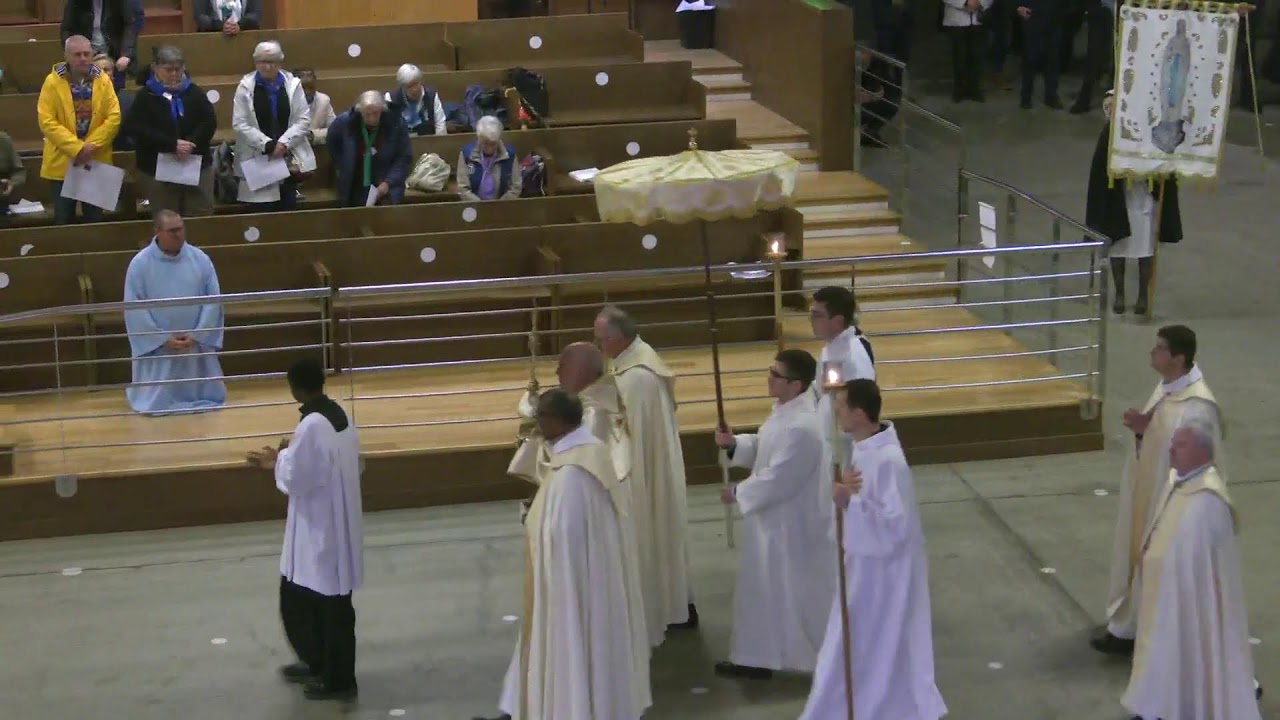 Procession eucharistique du Sanctuaire de Lourdes April 22, 2025 🙏