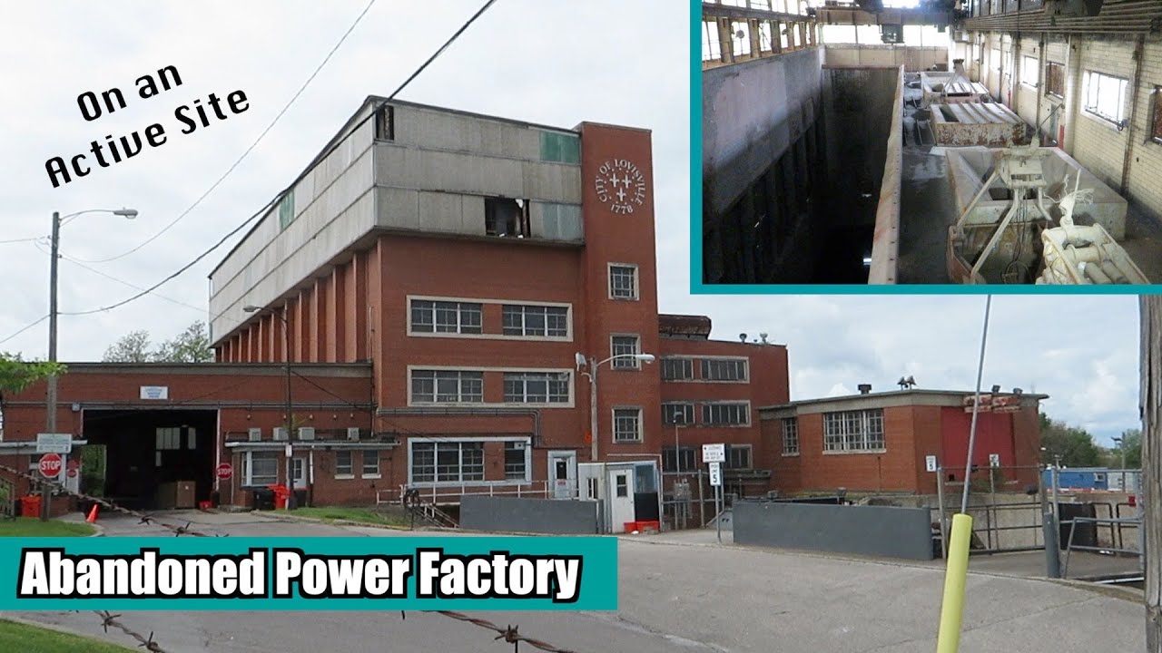 Sneaking into an Abandoned Power Waste Factory on an Active Scrapyard Site
