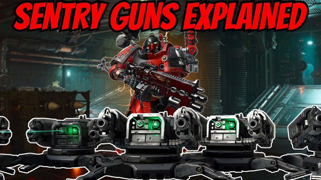 Techmarine's Tarantuala Sentry Guns Ability EXPLAINED and Showcased in Space Marine 2