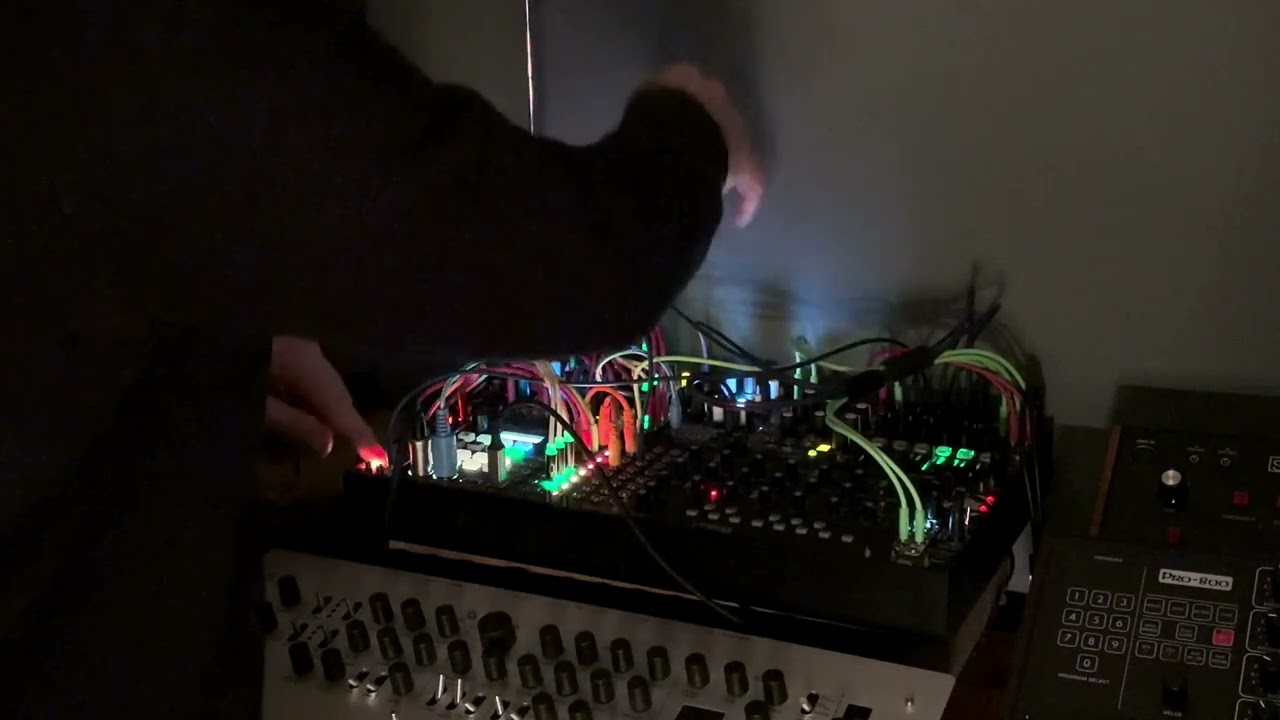Modular synth cover version by Mercury Delay Line of ‘Enola Gay’  by OMD.