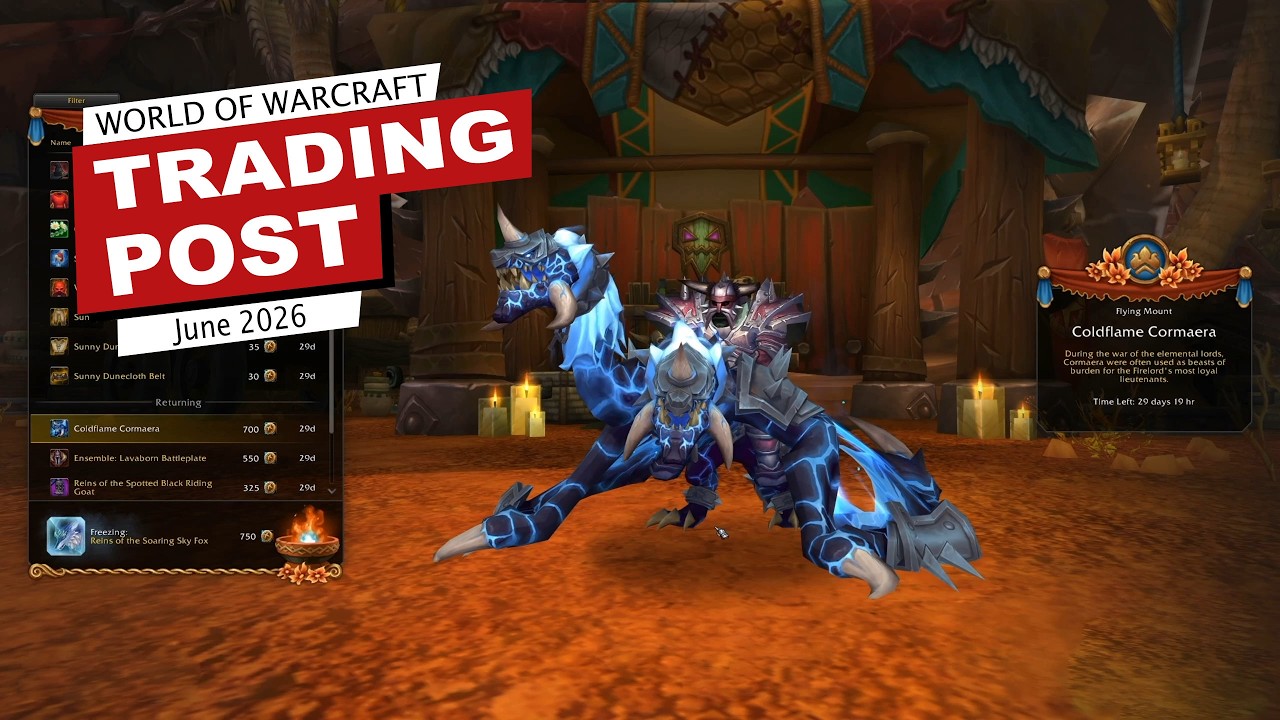World of Warcraft &ndash; Trading Post June 2026 | Mounts, Transmog & More!