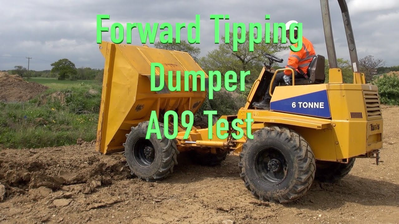 CPCS Forward Tipping Dumper AO9 Industrial Training Services Essex.