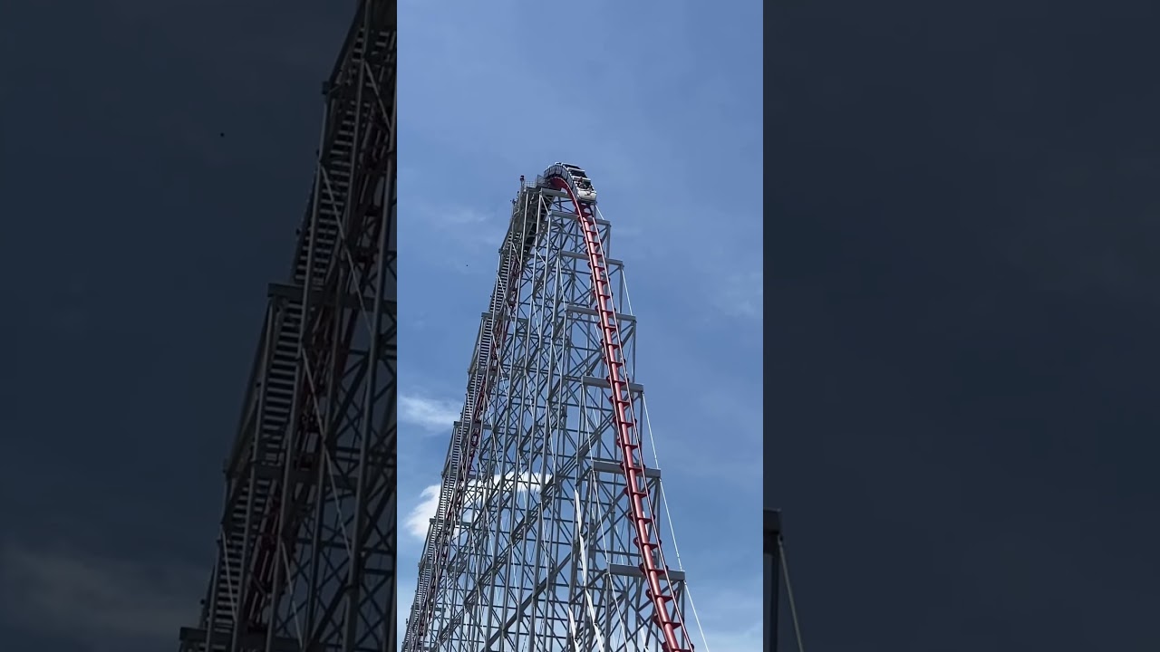 205ft Drop! #themepark #amusementpark #rollercoaster #coaster #dorneypark
