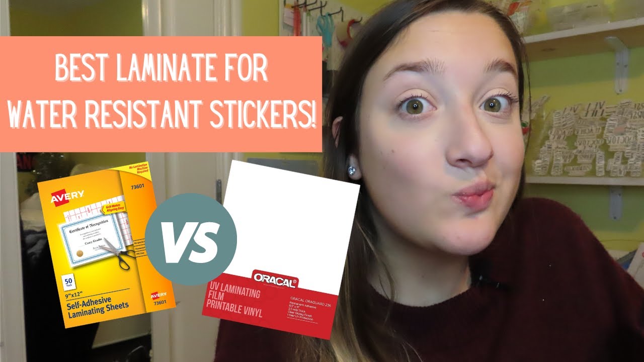 Avery Self Laminating Sheets VS Oraguard UV Protection Laminate | Best Laminates For Stickers 2021