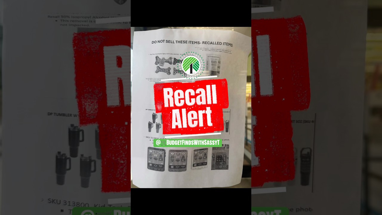 📣 Предупреждение об отзыве продукции Dollar Tree #dollartree #dollartreefinds #dollartreecommunit...