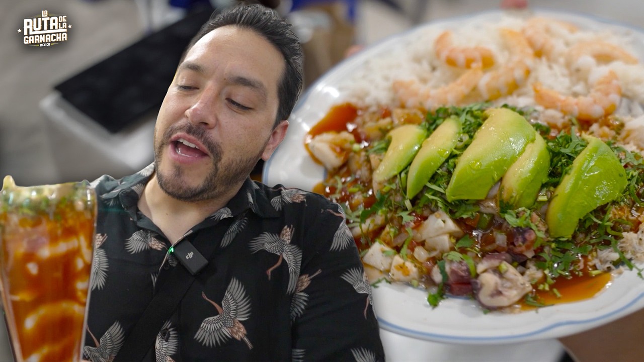 TODOS vienen a este MERCADO solo para  COMER MARISCOS