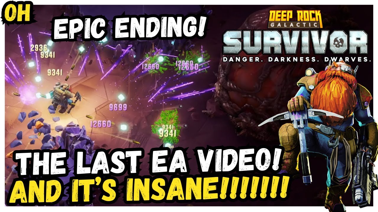 The LAST Early Access Video And It's INSANE!!!! Deep Rock Galactic Survivor!