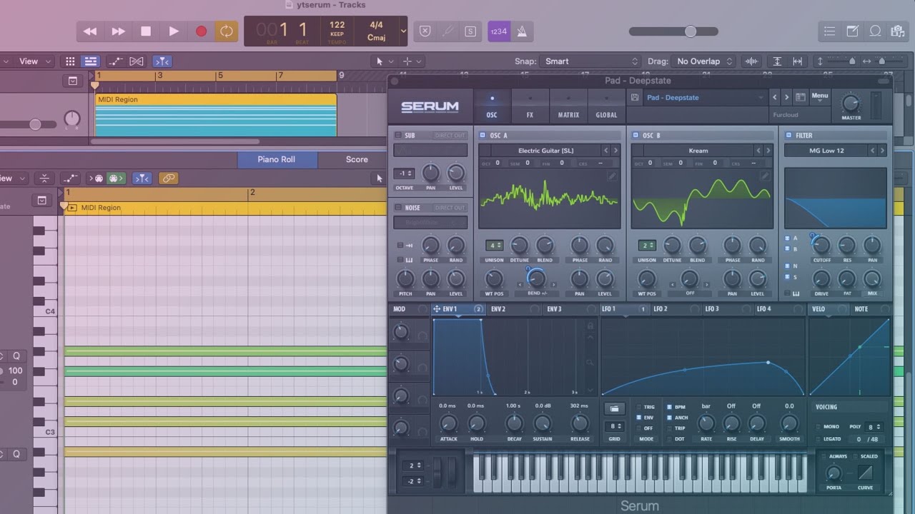 Serum Tutorial - Ambient Pad + preset