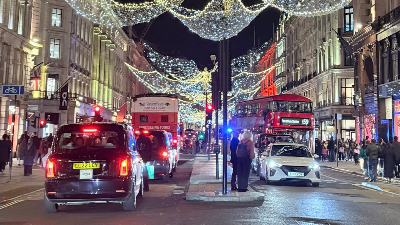 Christmas Time In London!! ASMR Video |🇬🇧