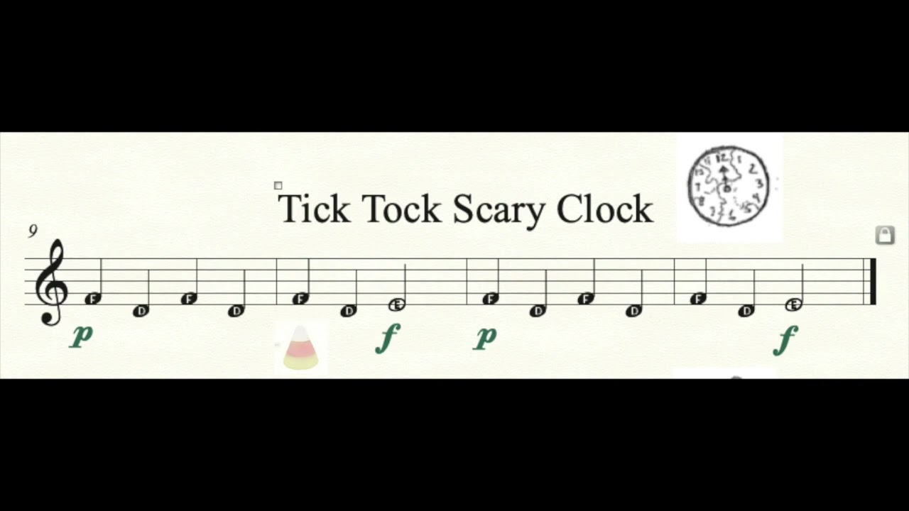 Spooky Songs CLARINET Practice Track (Halloween Songs)