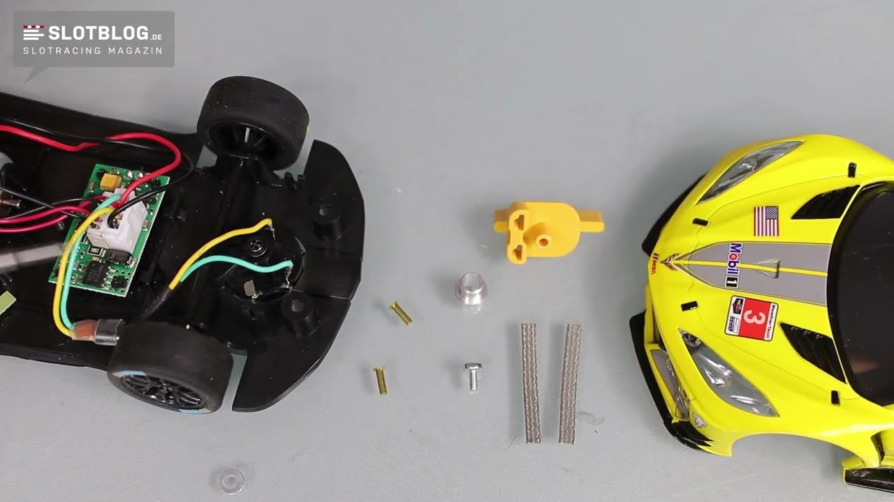 Scalextric Leitkielumbau für Carrera Digital Weichen