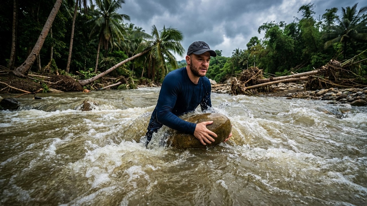 🇵🇭 Искупались в реке - Santa Rosa river после наводнения! Филиппины.