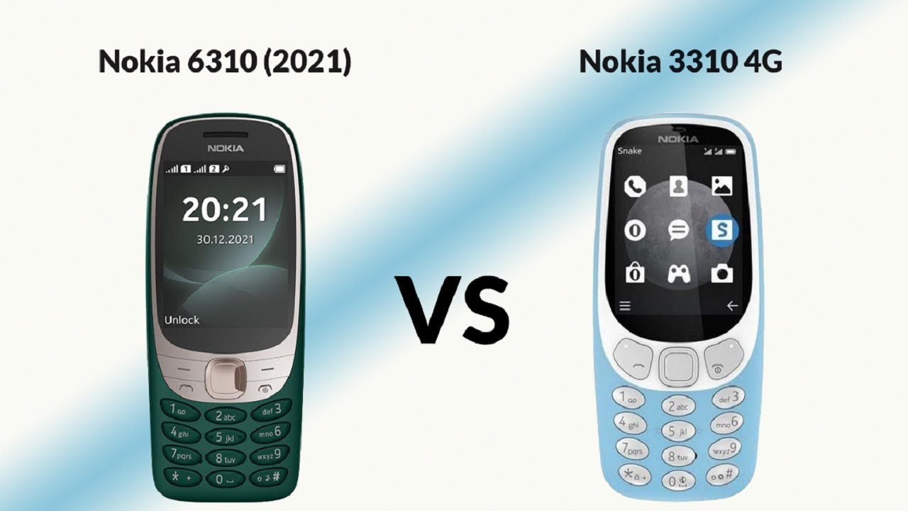Nokia 6310 2021 VS Nokia 3310 4G || Full Comparison
