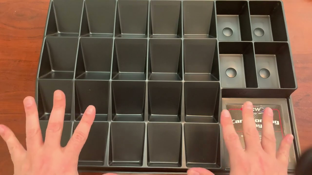 BCW card sorting tray review