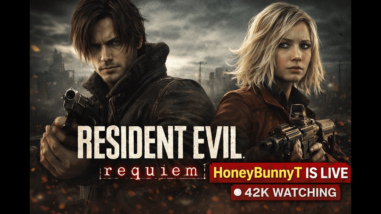 Resident Evil 4 LIVE 😱 | Scariest Horror Game Gameplay | HoneyBunnyYT | Day-2  #re9 #re9requiem