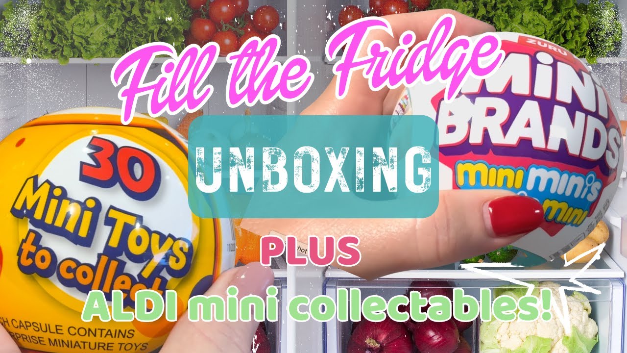 Распаковка холодильника Zuru Mini Brands + мини-сумочки Aldi (я была в шоке!)