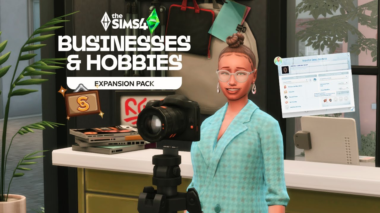 I Opened a Camera Store with the Businesses & Hobbies Pack