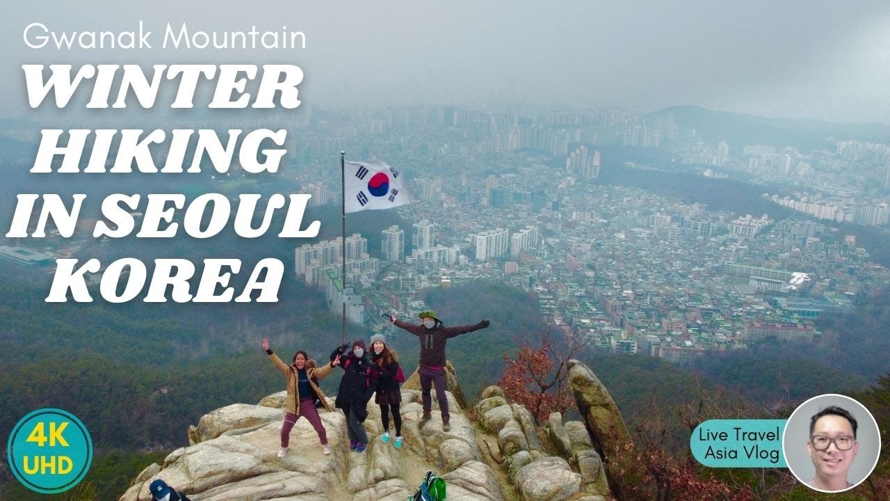 Winter Hiking in Seoul Korea Gwanaksan Mountain Travel Vlog