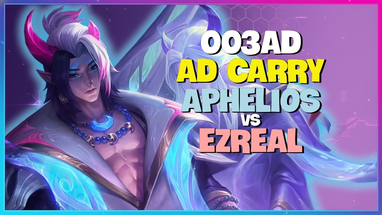 Rank 1 Aphelios : This Dude is CRUSHING Challenger Ezreal with INSANE Kiting