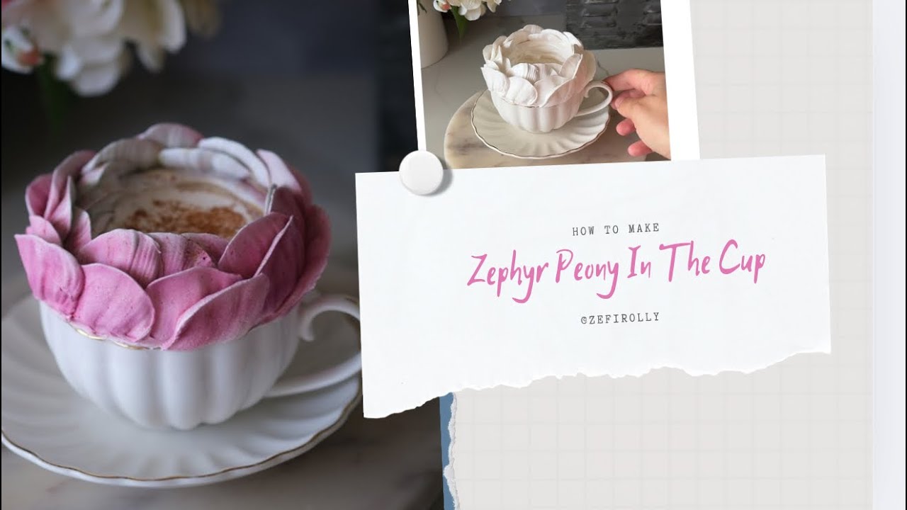 Peony in a Cup — Sip and Sup!🩷