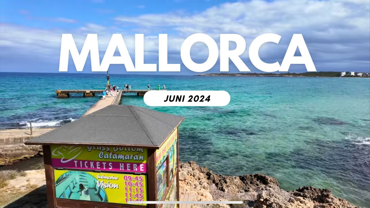 Walking Tour Strandpromenade Mallorca Cala Bona - Cala Millor 🇪🇸Juni 2024