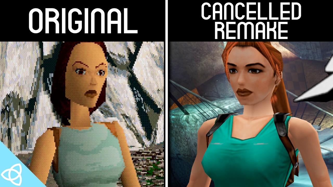 Tomb Raider - PS1 Original vs. Cancelled Core Design PSP Remake | Side by Side
