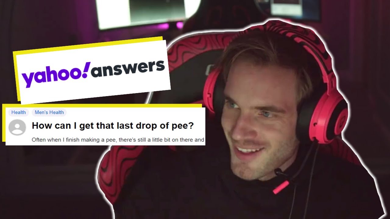 PewDiePie answering the WEIRDEST questions from Yahoo Answers