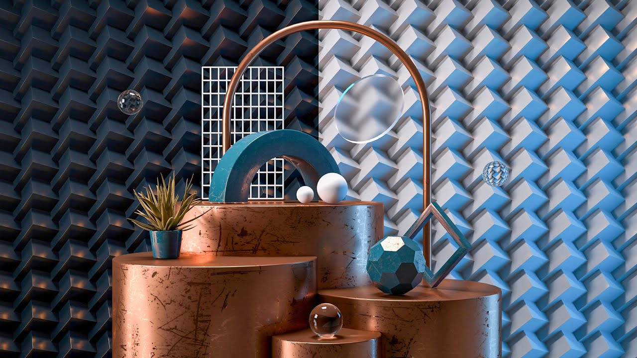 BRONZE CONCEPT Octane Render Cinema 4D Tutorial