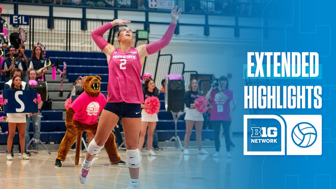 Penn State at UCLA | Extended Highlights | Big Ten Volleyball | 10/24/2024