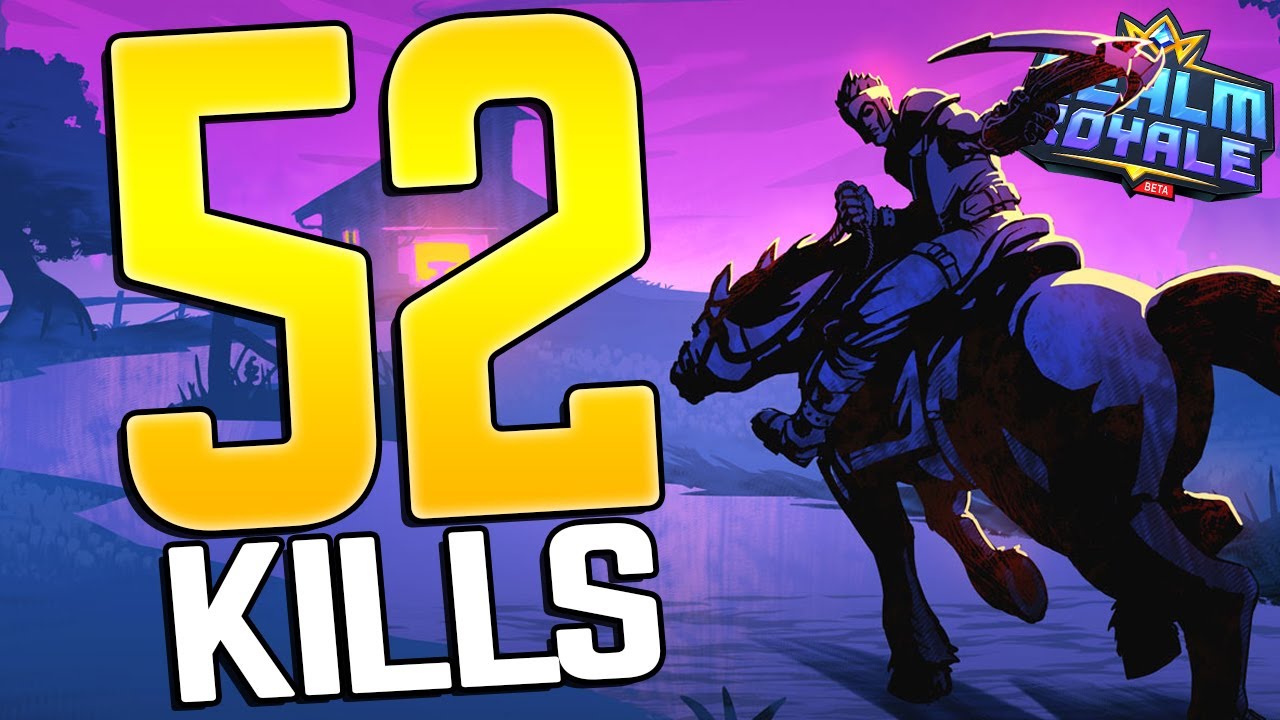 World Record Kills?! Realm Royale 52 Elimination Gameplay