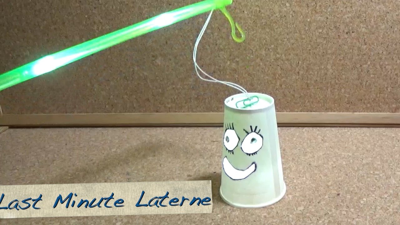 Last Minute Laterne - zuckers&uuml;&szlig;e Laterne basteln in 5 Minuten - Upcycling - Basteln mit Kindern