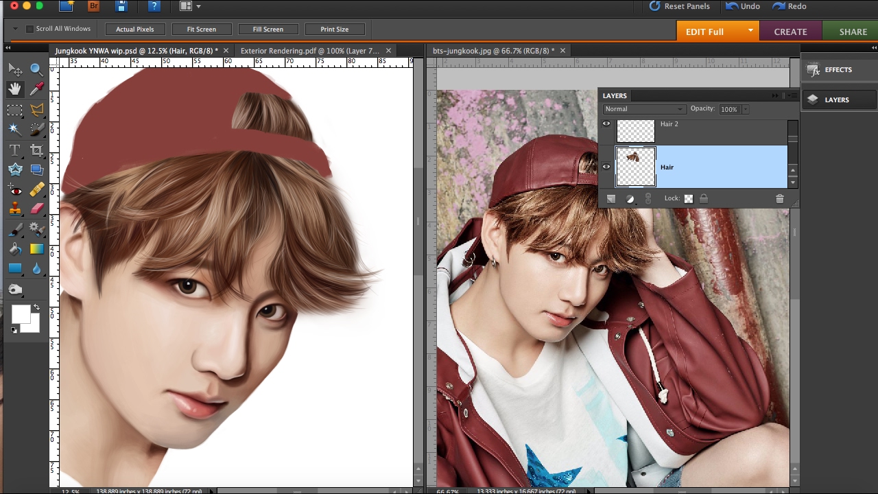 Jungkook (You Never Walk Alone) - BTS Speedpaint