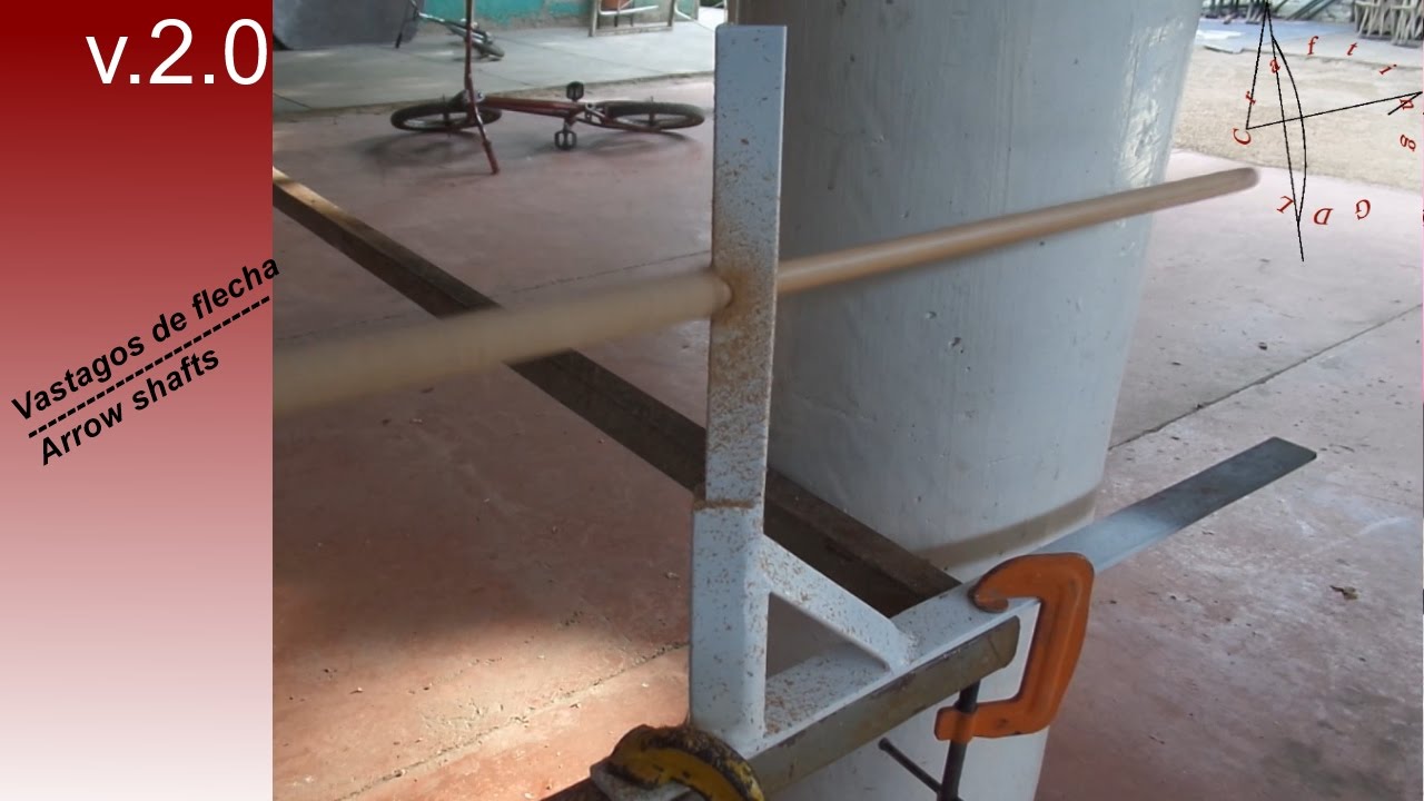 fabricar vastagos de flecha v2.0 - Making arrows shafts