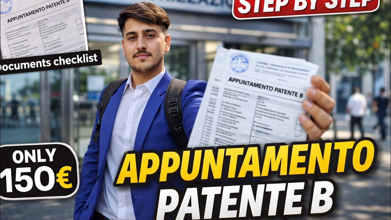 How to apply for Driving license (Patente B) in Italy | MOTORIZZAZIONE CIVILE explained #patenteb