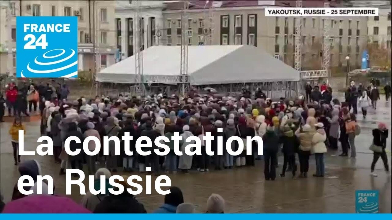 La contestation en Russie contre la mobilisation militaire en Ukraine &bull; FRANCE 24