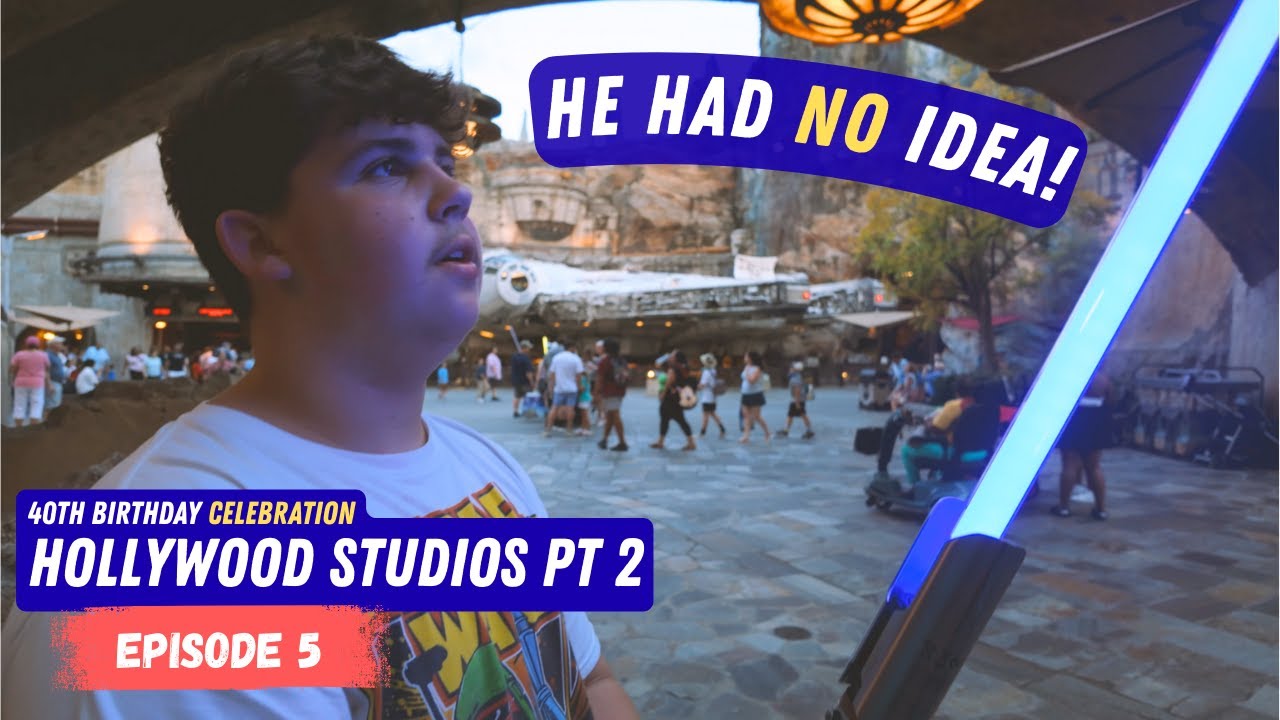 Cantina Drinks, Lightning Lanes & a SURPRISE Lightsaber! | Hollywood Studios Pt. 2 | Ep. 5