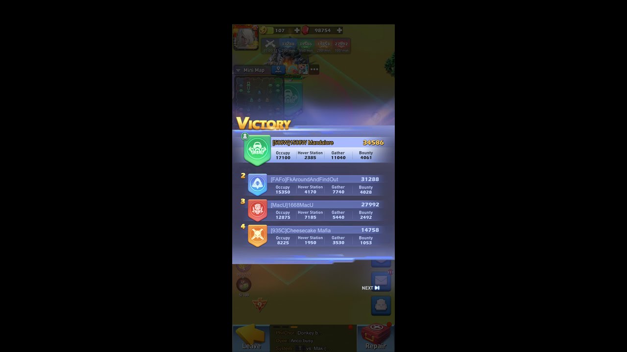 Top War: Titan Canyon - Szliszka POV 1508 vs 779 vs 1668 vs 935 #TopWar #TitanCanyon